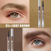 Load image into Gallery viewer, Multi Brow Simulation Hair Flow Brush Eyebrow Pencil Waterproof Quick Drying Non Smudging Wild Eyebrow Liquid Eyebrow Pencil
