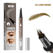 Load image into Gallery viewer, Multi Brow Simulation Hair Flow Brush Eyebrow Pencil Waterproof Quick Drying Non Smudging Wild Eyebrow Liquid Eyebrow Pencil
