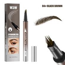 Load image into Gallery viewer, Multi Brow Simulation Hair Flow Brush Eyebrow Pencil Waterproof Quick Drying Non Smudging Wild Eyebrow Liquid Eyebrow Pencil
