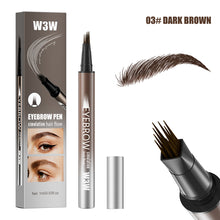 Load image into Gallery viewer, Multi Brow Simulation Hair Flow Brush Eyebrow Pencil Waterproof Quick Drying Non Smudging Wild Eyebrow Liquid Eyebrow Pencil
