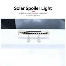 Load image into Gallery viewer, Car Solar Tail Wing Warning Light Flowing Strobe Anti-Collision Lamp Strong LED Atmosphere Tail Lamp No Wiring
