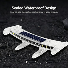 Load image into Gallery viewer, Car Solar Tail Wing Warning Light Flowing Strobe Anti-Collision Lamp Strong LED Atmosphere Tail Lamp No Wiring
