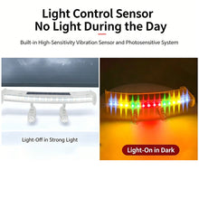 Load image into Gallery viewer, Car Solar Tail Wing Warning Light Flowing Strobe Anti-Collision Lamp Strong LED Atmosphere Tail Lamp No Wiring
