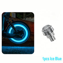 Load image into Gallery viewer, 1/2/4Pcs Motorcycle Car Tire Valve Light Rim Strobe Warning Wheel Lamp Flashing Vibration Activated Safety Waterproof Upgrade Decorative E-Scooter
