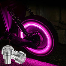 Load image into Gallery viewer, 1/2/4Pcs Motorcycle Car Tire Valve Light Rim Strobe Warning Wheel Lamp Flashing Vibration Activated Safety Waterproof Upgrade Decorative E-Scooter
