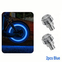 Load image into Gallery viewer, 1/2/4Pcs Motorcycle Car Tire Valve Light Rim Strobe Warning Wheel Lamp Flashing Vibration Activated Safety Waterproof Upgrade Decorative E-Scooter
