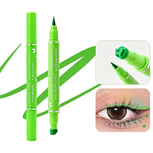 Load image into Gallery viewer, 4pcs/set Dual-ended Liquid Color Butterfly Pattern Stamp Eyeliner Waterproof Non-smudge Eyeliner Beginner's Eye Makeup Tool
