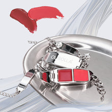 Load image into Gallery viewer, Creative Bracelet Lip Gloss Two in One Lipstick Plate Mirror Gloss Lip Gloss Portable No-smudge Waterproof Lip Gloss Women Makeup
