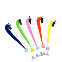 Load image into Gallery viewer, Spring Caterpillar Cat Toy With Suction Cup Bell Design Self Entertainment Interactive Pet Teaser Wand Accessory
