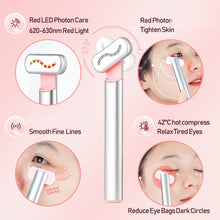 Load image into Gallery viewer, EMS Eye Vibration Massager Wand Facial Beauty Tool for Removing Wrinkles Lighten Eye Dark Circles Pockets Skin Care Device
