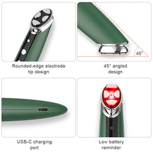 Load image into Gallery viewer, Electric Eye Massager EMS Microcurrent Lifting Wand Eye Wrinkles Lighten Dark Circles Removal Hot Vibration Eyes Cream Infusion

