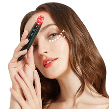 Load image into Gallery viewer, Electric Eye Massager EMS Microcurrent Lifting Wand Eye Wrinkles Lighten Dark Circles Removal Hot Vibration Eyes Cream Infusion
