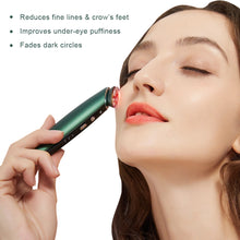 Load image into Gallery viewer, Electric Eye Massager EMS Microcurrent Lifting Wand Eye Wrinkles Lighten Dark Circles Removal Hot Vibration Eyes Cream Infusion
