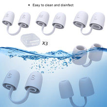Load image into Gallery viewer, 3 Sizes Silicone Snore Stopper Nose Vents Reusable Sleeping Anti Snoring Nasal Dilators Effective Sleep Apnea Relief Device
