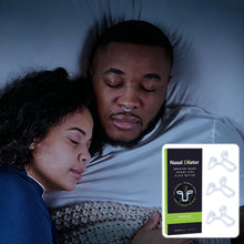 Load image into Gallery viewer, 3 Sizes Silicone Anti Snoring Nose Clip Elastic Nasal Dilator for Better Sleep Improved Airflow Travel Home Use Comfort
