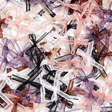 Load image into Gallery viewer, 30Pcs Mini Ribbon Knot Ornament Organza Bowknots For Nail Art Wedding Decor DIY Manicure Accessories
