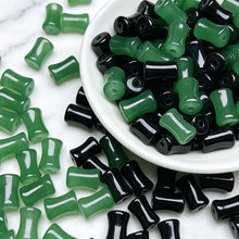Load image into Gallery viewer, 50Pcs Bamboo Joint Glass Bead Loose Spacer Beads For Phone Chain Bracelet Hair Accessories DIY Supplies
