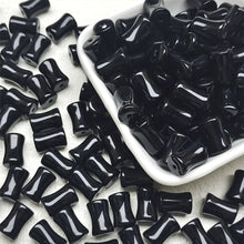 Load image into Gallery viewer, 50Pcs Bamboo Joint Glass Bead Loose Spacer Beads For Phone Chain Bracelet Hair Accessories DIY Supplies
