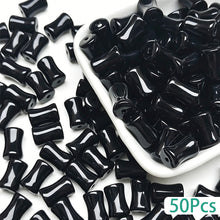 Load image into Gallery viewer, 50Pcs Bamboo Joint Glass Bead Loose Spacer Beads For Phone Chain Bracelet Hair Accessories DIY Supplies
