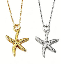 Load image into Gallery viewer, 5Pcs Stainless Steel Starfish Pendant Accessory For DIY Bracelet Earring Necklace Beach Jewelry Making Supplies
