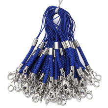 Load image into Gallery viewer, 10Pcs Lanyard Braided Nylon Lanyard Cord With Lobster Clasp For Key Phone Chain DIY Jewelry Making Findings

