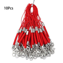 Load image into Gallery viewer, 10Pcs Lanyard Braided Nylon Lanyard Cord With Lobster Clasp For Key Phone Chain DIY Jewelry Making Findings
