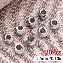 Load image into Gallery viewer, 20Pcs Brass Bead 18K Gold Plated Brass Striped Cut Flower Spacer Beads For DIY Jewelry Making Accessories

