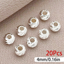 Load image into Gallery viewer, 20Pcs Brass Bead 18K Gold Plated Brass Striped Cut Flower Spacer Beads For DIY Jewelry Making Accessories
