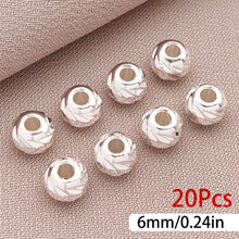 Load image into Gallery viewer, 20Pcs Brass Bead 18K Gold Plated Brass Striped Cut Flower Spacer Beads For DIY Jewelry Making Accessories
