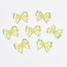 Load image into Gallery viewer, 30Pcs Multicolor Transparent Acrylic Bowknot Beads For DIY Bracelet Earring Keychain Daliy Jewelry Supplies
