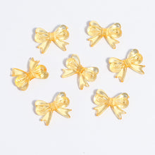 Load image into Gallery viewer, 30Pcs Multicolor Transparent Acrylic Bowknot Beads For DIY Bracelet Earring Keychain Daliy Jewelry Supplies

