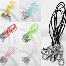Load image into Gallery viewer, 50Pcs Polyester Lanyard Cord With Lobster Clasp For Mobile Phone Keychain DIY Jewelry Making Accessories
