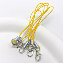 Load image into Gallery viewer, 50Pcs Polyester Lanyard Cord With Lobster Clasp For Mobile Phone Keychain DIY Jewelry Making Accessories
