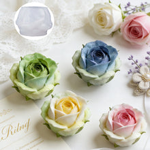 Load image into Gallery viewer, 3D Rose Flower Silicone Mold Multipurpose DIY Candle Soap Resin Cake Baking Mould Home Decor Craft Gift
