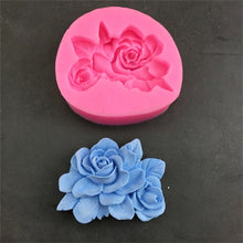Load image into Gallery viewer, 3D Gardenia Plumeria Flower Silicone Mold DIY Candle Soap Resin Chocolate Cake Baking Mould For Wedding Gifts
