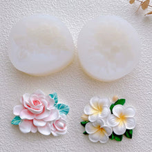 Load image into Gallery viewer, 3D Gardenia Plumeria Flower Silicone Mold DIY Candle Soap Resin Chocolate Cake Baking Mould For Wedding Gifts
