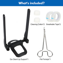 Load image into Gallery viewer, Dog Ear Stand Support Kit Erect Ear Corrector for Doberman Puppy Breathable Tape + Ear Sticks + Hemostat Adjustable Ear Frame for Pet Ear Care &amp; Grooming
