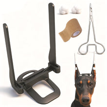 Load image into Gallery viewer, Dog Ear Stand Support Kit Erect Ear Corrector for Doberman Puppy Breathable Tape + Ear Sticks + Hemostat Adjustable Ear Frame for Pet Ear Care &amp; Grooming

