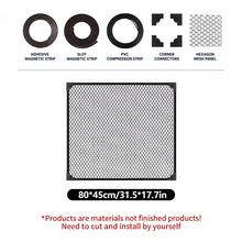 Load image into Gallery viewer, Magnetic Aquarium Jump Guard Net Anti-Jump Fish Tank Cover Escape Proof Lid for Stream Tank Betta Channa
