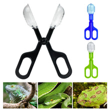Load image into Gallery viewer, Reptile Feeding Tongs &amp; Poop Scoop Long Handle Cleanup Clamp for Snake Rodent Insect Pet Bite-Proof Multi-Purpose Grabber for Tank Cleaning and Live Feeding
