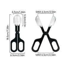 Load image into Gallery viewer, Reptile Feeding Tongs &amp; Poop Scoop Long Handle Cleanup Clamp for Snake Rodent Insect Pet Bite-Proof Multi-Purpose Grabber for Tank Cleaning and Live Feeding
