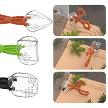 Load image into Gallery viewer, Reptile Feeding Tongs Long Handle Capture Tweezers for Lizards Geckos Spiders Non-Slip Rounded Tip for Crickets Roaches Pet Feeder Tool &amp; Poop Cleaner
