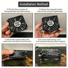 Load image into Gallery viewer, USB/US Plug Reversible Terrarium Fan Humidity Removal &amp; Cooling Ventilation Exhaust or Intake for Chameleon Tortoise Lizard Snake Gecko Enclosure
