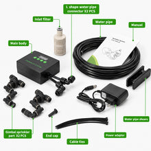 Load image into Gallery viewer, Smart Timer Mister Automatic Spray Humidification System Rainforest Simulation for Planted Tank Rainforest Terrarium Reptile Vivarium Aquarium Misting Kit

