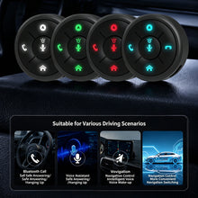 Load image into Gallery viewer, Universal 10Key Car Steering Wheel Control Button Wireless Multimedia Navigation Head Unit Remote Control with 4 Color Backlight
