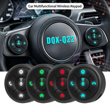 Load image into Gallery viewer, Universal 10Key Car Steering Wheel Control Button Wireless Multimedia Navigation Head Unit Remote Control with 4 Color Backlight
