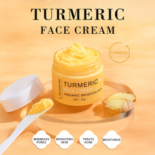 Load image into Gallery viewer, Turmeric Face Cream Turmeric Mask Brightening Soothing Repairing Firming Hydrating Cream for Dull Dry Sensitive Skin Daily Skincare
