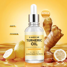Load image into Gallery viewer, Turmeric Oil Ginger Turmeric Face Serum Oil Brightening Cleansing Repair Hydrating Oil for All Skin Daily Skincare Essence
