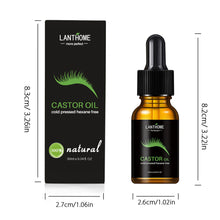 Load image into Gallery viewer, Castor Oil Eyelash Serum Thickening &amp; Lengthening Natural Curling Lash Essence for Short Sparse Lashes Gentle Care for Nighttime Brow &amp; Lash Growth Serum
