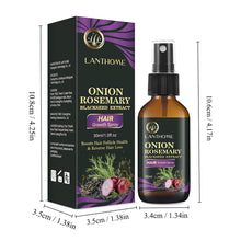 Load image into Gallery viewer, Onion Rosemary Black Rice Hair Spray Scalp Essence for Root Strengthening Anti-Breakage Hair Care Spray No Rinse Daily Use for Hair Fall Concern
